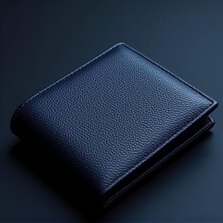 Portafoglio blu navy elegante