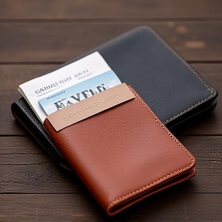 Porta passaporto in pelle di lusso